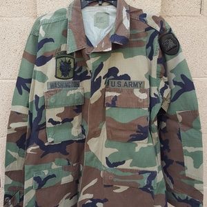 US Army Jacket with Patches